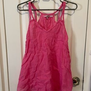 Calypso St. Barth Linen Beach Tunic size XS